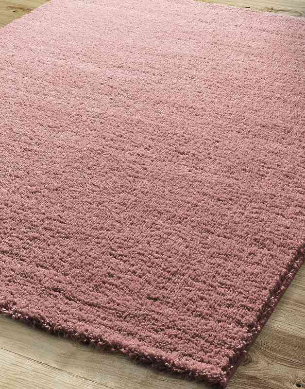 ALFOMBRAS DE PELO LARGO LISO ROSA